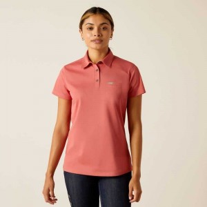 Ariat Rebar Foreman Polo Red | 172OBEHDU