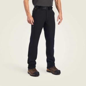 Ariat Rebar M5 Straight DuraStretch DriTEK Softshell Straight Pant Black | 094LBQKJR