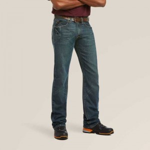 Ariat Rebar M5 Straight DuraStretch Edge Stackable Straight Leg Jean Ironside | 941ASMEQY