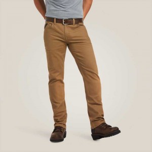 Ariat Rebar M7 DuraStretch Made Tough Straight Pant Khaki | 219BDAJOI