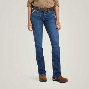 Ariat Rebar Work Flex Perfect Rise Riveter Boot Cut Jean Pilar | 658SLUTYO