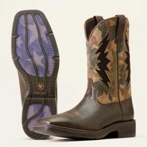 Ariat Ridgeback VentTEK Western Boot Brown | 056WAUCBD