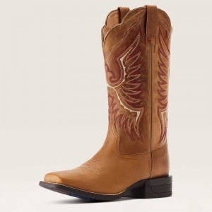 Ariat Rockdale Western Boot Almond Buff | 308SQMIYR