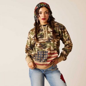 Ariat Rodeo Quincy Hoodie Wild West Usa | 128WQKVRX