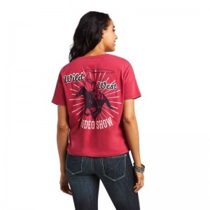 Ariat Rodeo Show Tee Red | 097EHNVYF