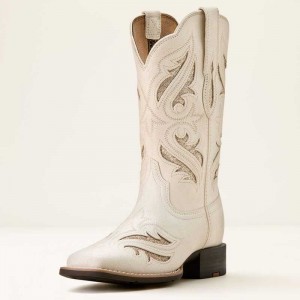 Ariat Round Up Bliss Western Boot White | 581YRMSPL