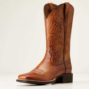 Ariat Round Up Remuda Western Boot Naturally Rich | 017XNIWAJ