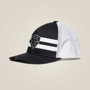 Ariat Shield logo cap Black / White | 480ZXEHVO