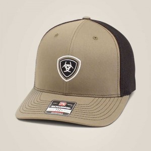 Ariat Shield logo cap Olive | 158LDXCWB