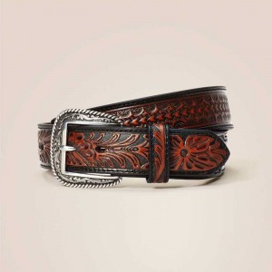 Ariat Silas Belt Black / Brown | 985HRLVIU