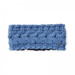 Ariat Snug Cable Headband Blue | 943QTHNUR