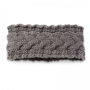 Ariat Snug Cable Headband Grey | 564GDQFOE