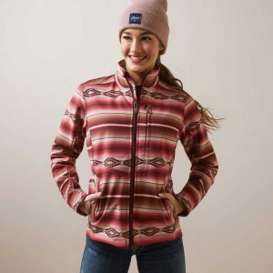 Ariat Softshell Jacket Blushing Serape | 578JPVQDE