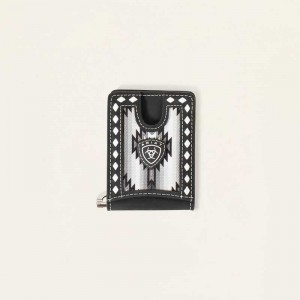 Ariat Southwest Diamond Money Clip Black | 387FBTMVE