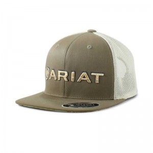 Ariat Southwest Embroidered Logo Cap Green | 869BSIJOQ