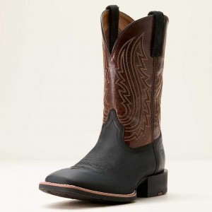 Ariat Sport Big Country Cowboy Boot Black | 498EOTRNC