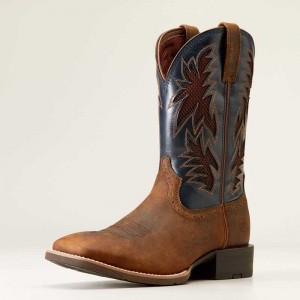 Ariat Sport Cool VentTEK Western Boot Brown | 825MIFURX