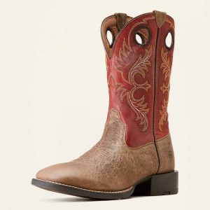 Ariat Sport Rodeo Western Boot Brown | 823RENXLQ