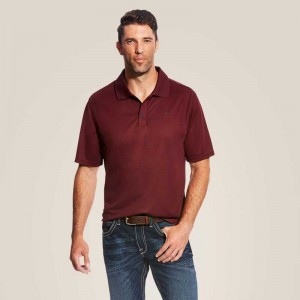 Ariat TEK Polo Burgundy | 724WVFOCL