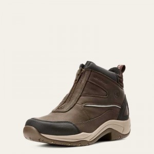 Ariat Telluride Zip Waterproof Dark Brown | 152MZUHRQ