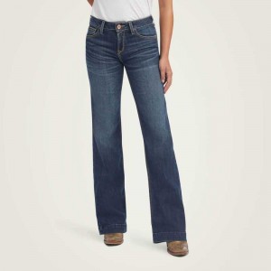 Ariat Trouser Perfect Rise Maggie Wide Leg Jean Pasadena | 529RDWSKQ