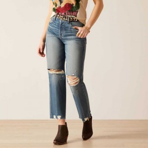 Ariat Ultra High Rise Tomboy Straight Jean Moana | 529VYBLTU