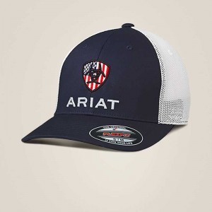 Ariat Usa flag shield logo cap Navy | 534LEUHCW