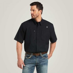 Ariat VentTEK Classic Fit Shirt Black | 023HXYQND