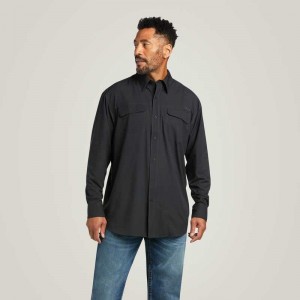 Ariat VentTEK Outbound Classic Fit Shirt Black | 318WROSUB