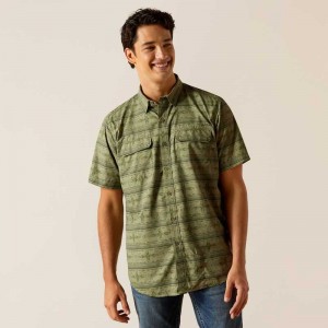 Ariat VentTEK Outbound Fitted Shirt Four Leaf Clover | 190JSDEVO