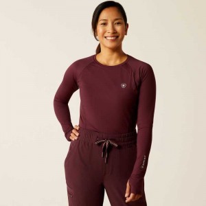 Ariat VentTEK Underscrub Baselayer Winetasting | 149ZBWHJL