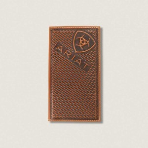 Ariat Weaved Rodeo Wallet Brown | 689NODXHR