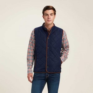 Ariat Woodside Vest Navy | 480PCMZGI