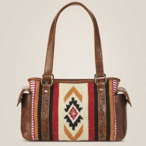 Ariat Wool Blanket Satchel Multicolor | 047MYFURI