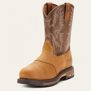 Ariat WorkHog Pull-on Composite Toe Aged Bark | 762QDAXFN