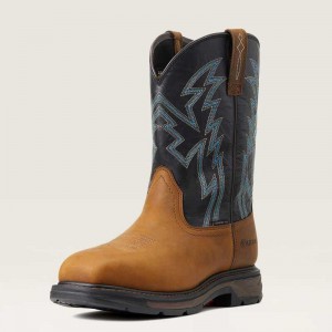 Ariat WorkHog XT BOA Carbon Toe Work Boot Dark Earth | 037JZFXUO