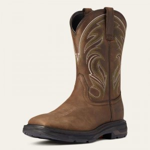 Ariat WorkHog XT Cottonwood Work Boot Brown | 148KSHADQ