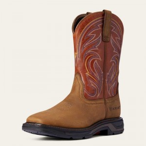 Ariat WorkHog XT Cottonwood Work Boot Dark Earth | 346TFCGDV