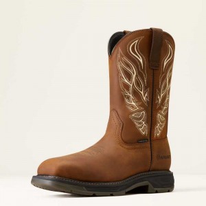 Ariat WorkHog XT Phoenix Carbon Toe Work Boot Brown | 208UAKCSM