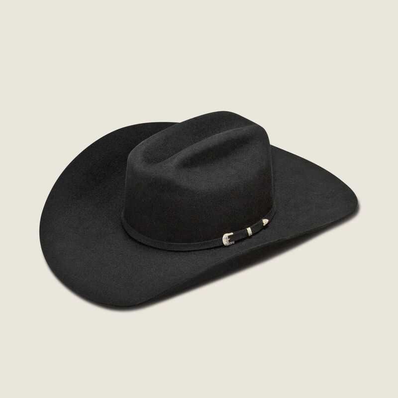 Ariat 2X Wool Cowboy Hat Black | 362YQMWVR