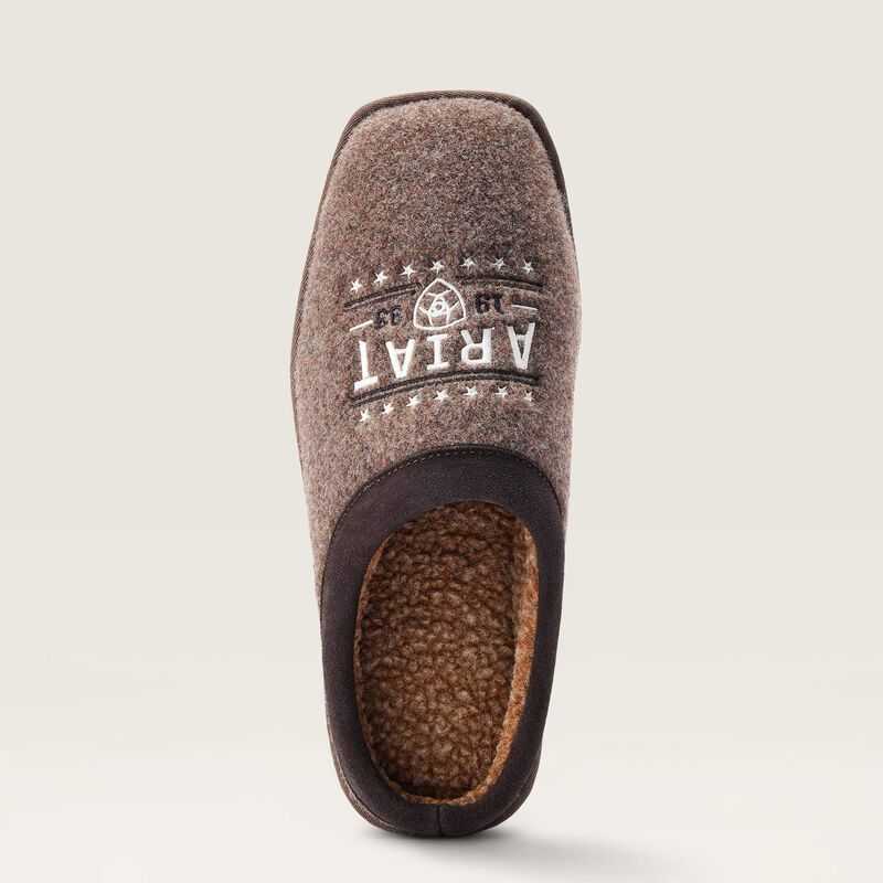 Ariat 93 Liberty Square Toe Slipper Brown | 284DJGRFN