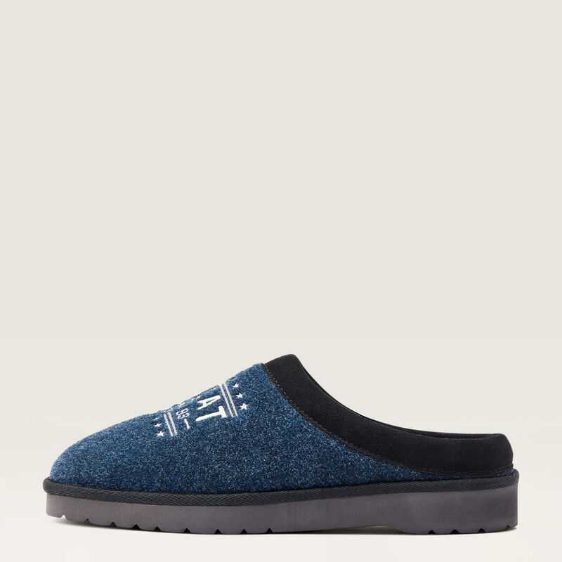 Ariat 93 Liberty Square Toe Slipper Navy | 620TCXJIH