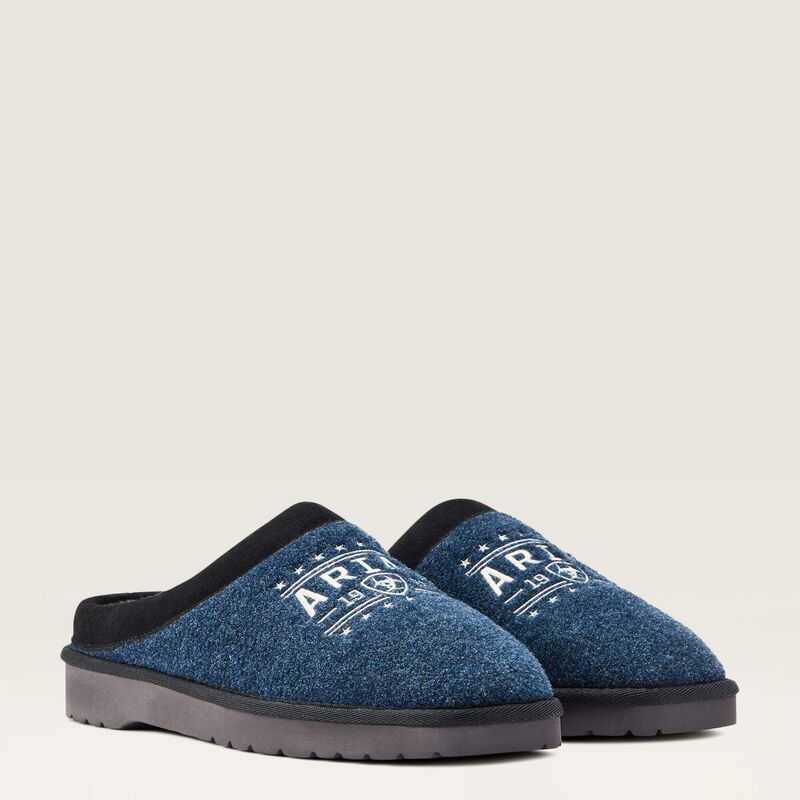 Ariat 93 Liberty Square Toe Slipper Navy | 620TCXJIH