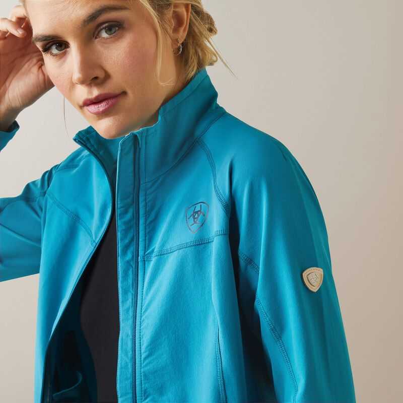 Ariat Agile Softshell Jacket Blue | 712MESJVK