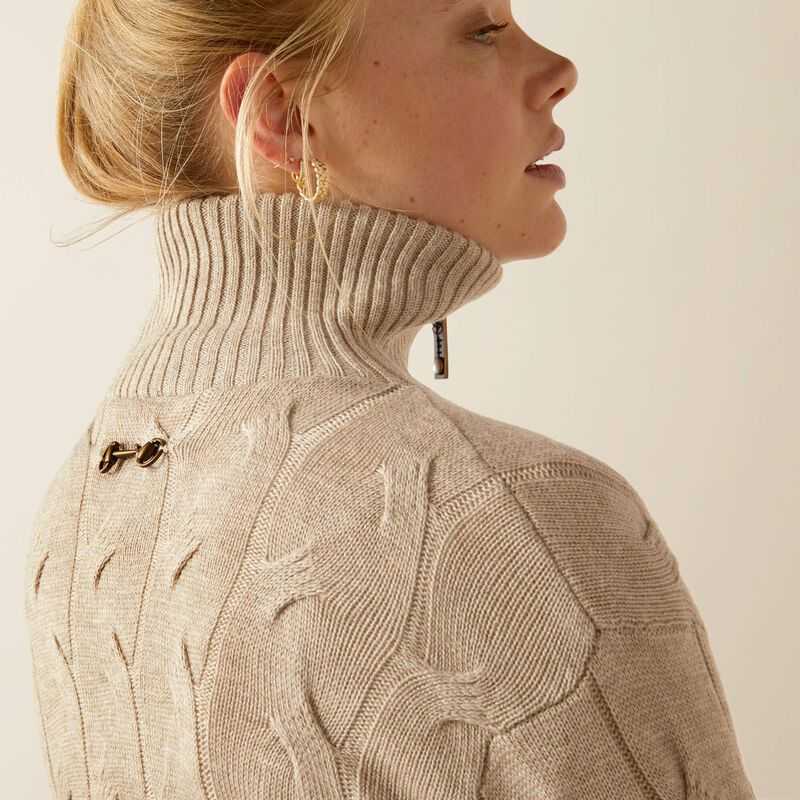 Ariat Alamere Sweater Beige | 934JPXBMQ