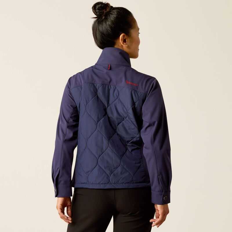 Ariat Ambroise Insulated Scrub Jacket Navy | 693MPTXCK