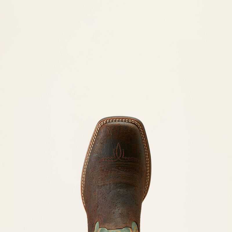 Ariat Amos Cowboy Boot Brown / Green | 409YERZVD