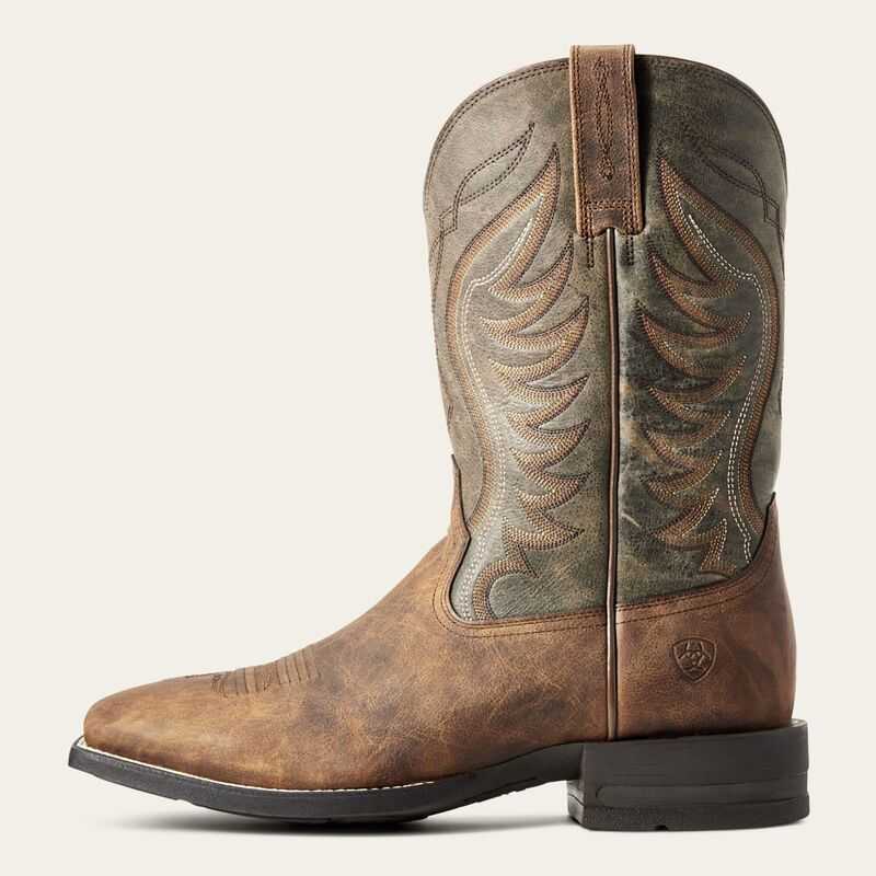 Ariat Amos Cowboy Boot Sorrel Crunch | 253PZSNYX