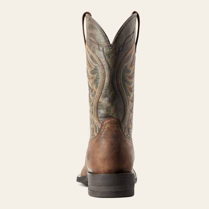 Ariat Amos Cowboy Boot Sorrel Crunch | 253PZSNYX