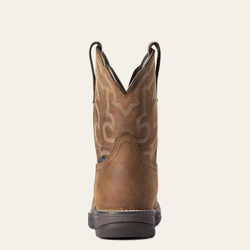 Ariat Anthem Shortie II Waterproof Western Boot Brown | 876PJBVHK